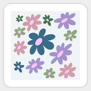 flower power pattern Sticker